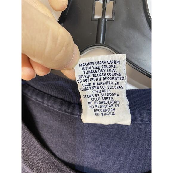 Vintage 90s Navy Blue Scooby Doo Men's T-Shirt XL - Picture 4 of 9